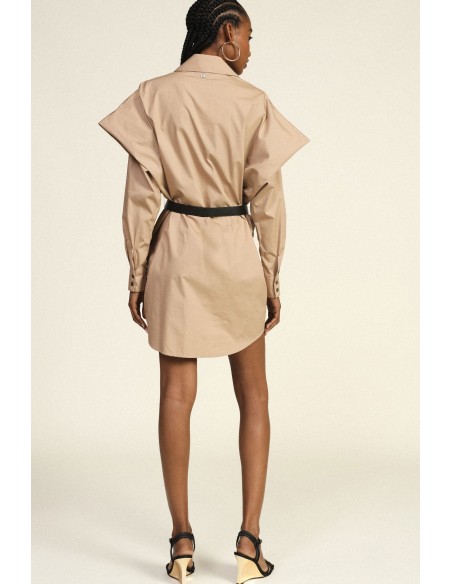 Oversized hemdjurk met riem en zak van Dixie