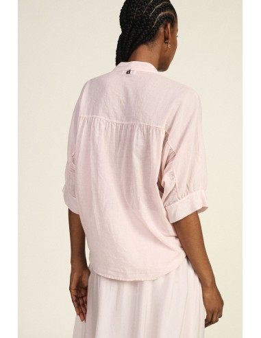Cropped blouse met knoopdetail aan de voorkant en omgeslagen mouwen van Dixie