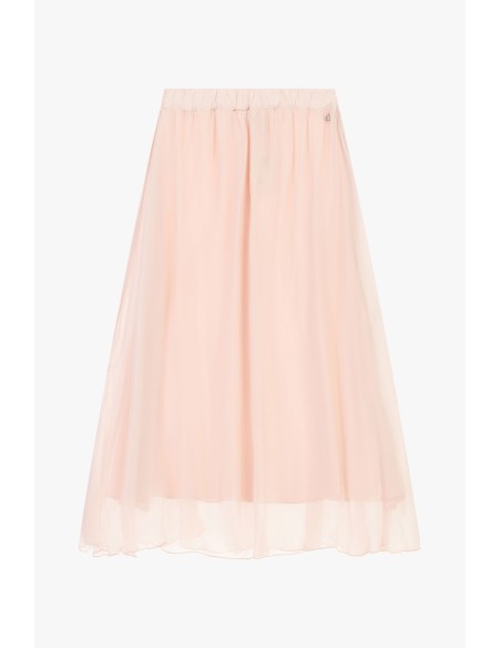 Dixie A-lijn midi-rok met elastische taille