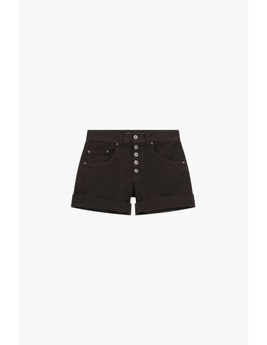 Regular-fit shorts met omslag en knopen Please