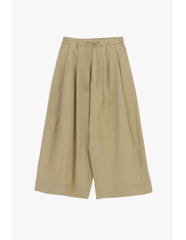 Cropped palazzobroek met elastische tailleband aub