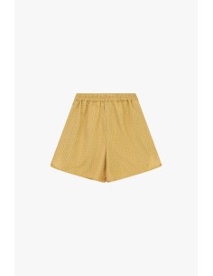 Regular-fit shorts met microprint en elastische taille van Dixie