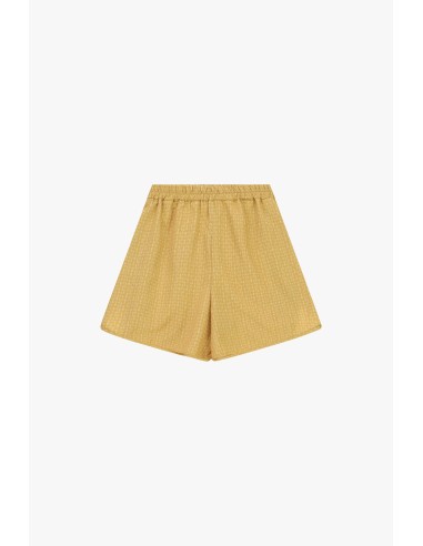 Regular-fit shorts met microprint en elastische taille van Dixie