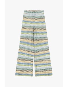 Palazzo-broek met golvend streeppatroon Dixie 2