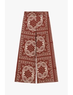 Palazzo-broek met paisleyprint Dixie
