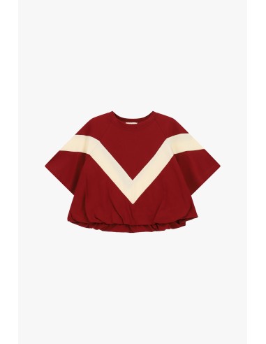 T-shirt met wijde mouwen en V-inzet van Dixie