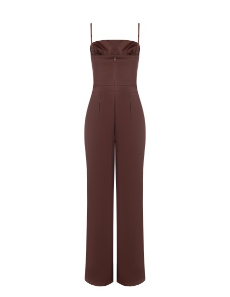 Palazzo-jumpsuit van katoenmix van Rinascimento