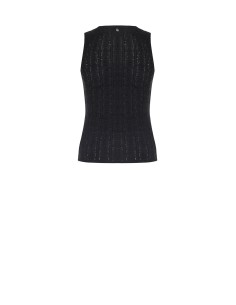 Aansluitende katoenen tricot top met hoge hals van Rinascimento 2
