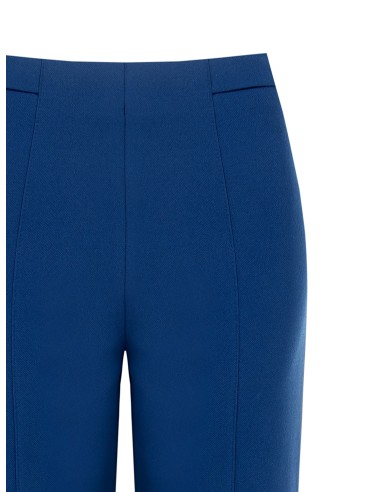Cropped broek van scuba-crêpe met elastische tailleband van Rinascimento