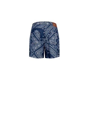 Korte broek van bedrukte denim van Rinascimento