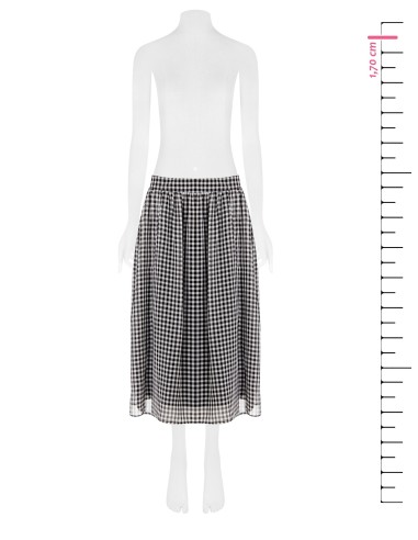 Lange chiffonrok met zakken van Rinascimento