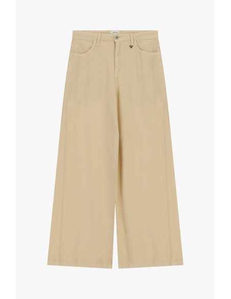 Dixie Palazzo-broek met hoge taille en wijde pijpen