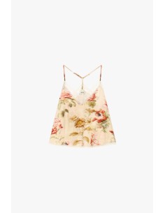 Top met dunne schouderbandjes en bloemenprint Dixie 2