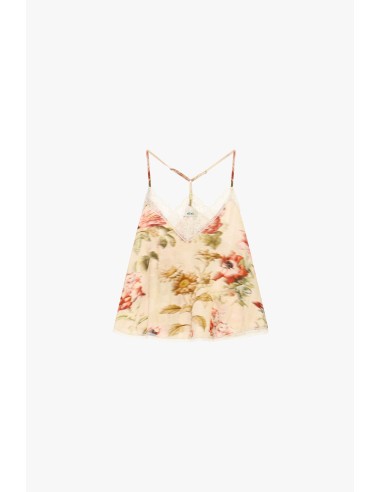 Top met dunne schouderbandjes en bloemenprint Dixie