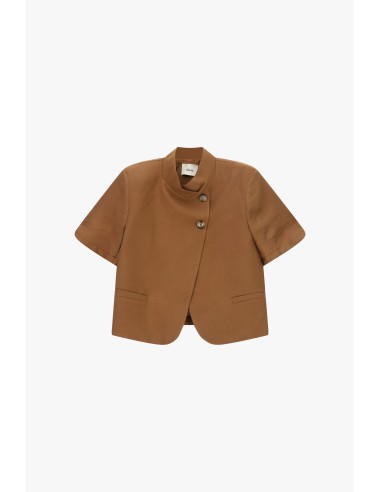 Korte double-breasted blazer met korte mouwen Dixie