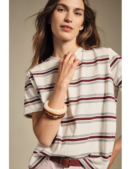 Dixie Set van twee stijve armbanden met marmereffect