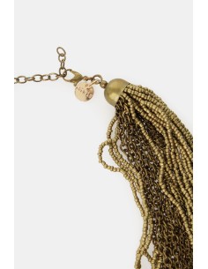 Dixie meerlagige chokerketting met microkraaltjes en kettingen 2