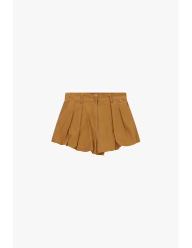 Regular-fit shorts met plooien en omslag Dixie