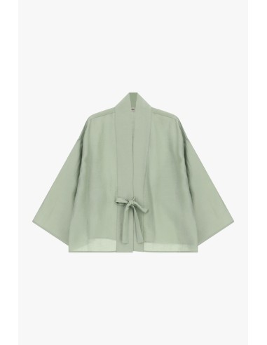 Korte blazer met ruime pasvorm en strikceintuur Dixie