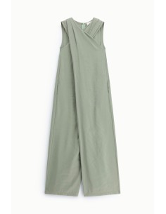 Mouwloze jumpsuit met gekruist detail Dixie