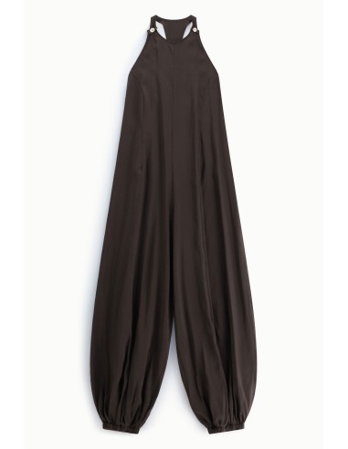 Ruime jumpsuit met bandjes en elastische onderkant Dixie
