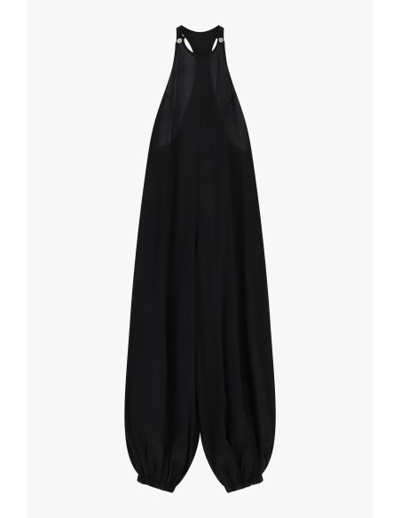 Ruime jumpsuit met bandjes en elastische onderkant Dixie