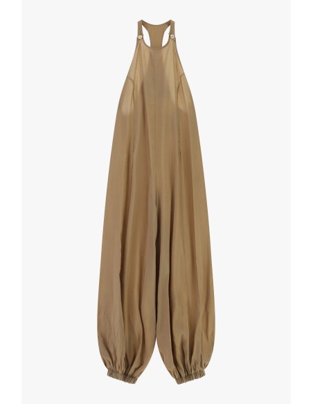 Ruime jumpsuit met bandjes en elastische onderkant Dixie