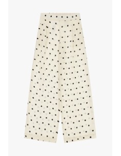Dixie Palazzo-broek met stippen en elastische taille 2