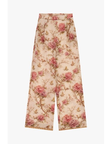 Dixie Palazzo-broek met bloemenprint en wijde pijpen