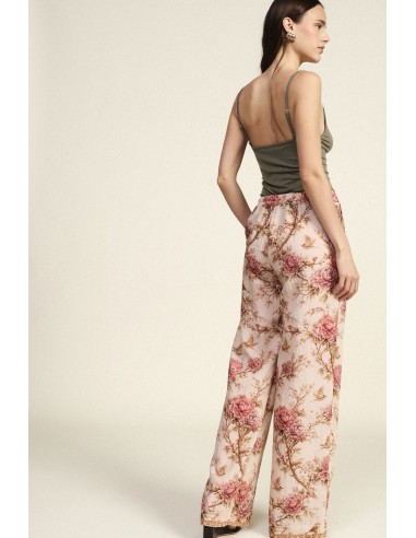 Dixie Palazzo-broek met bloemenprint en wijde pijpen