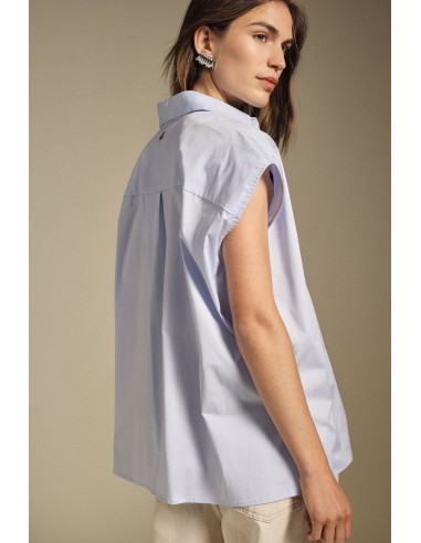 Mouwloos shirt met pailletten en zak van Dixie
