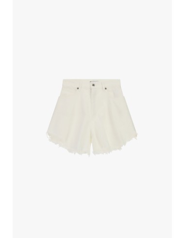 Regular-fit shorts met gerafelde zoom en vijf zakken, alstublieft