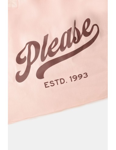 Ruime shopper met opdruk aan de voorkant Please