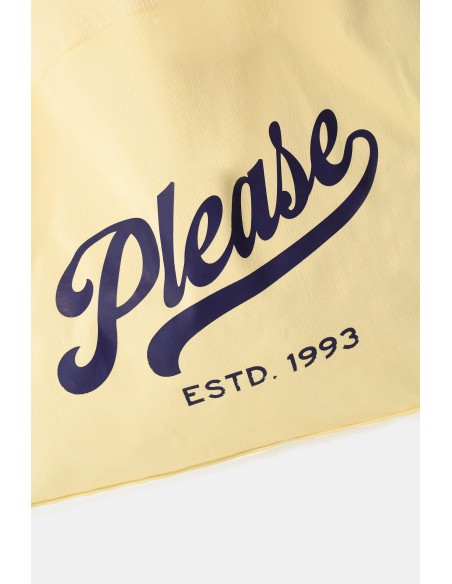 Ruime shopper met opdruk aan de voorkant Please