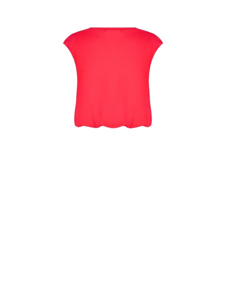 Katoenen ballon top met afneembare ketting met RR-logo Rinascimento