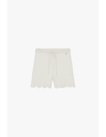 Regular-fit gebreide shorts met trekkoord Please