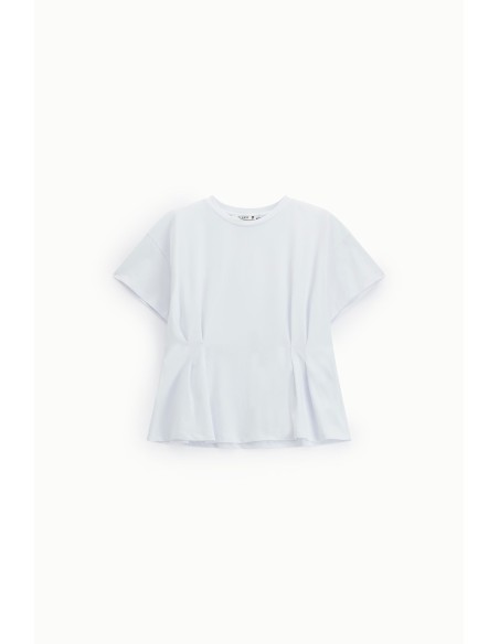 T-shirt met korte mouwen en details met coupenaden Please