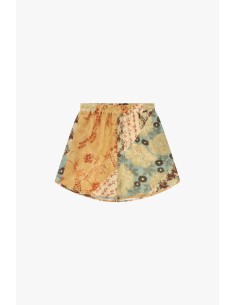Regular-fit shorts met bloemenpatchworkprint van Dixie