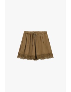 Regular fit-shorts met een rand van Sangallo-kant Dixie 2