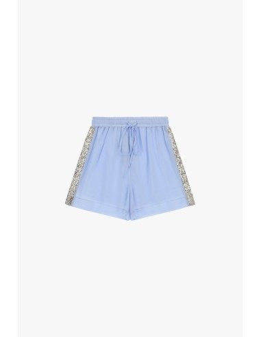 Dixie regular-fit shorts met pailletten aan de zijkanten