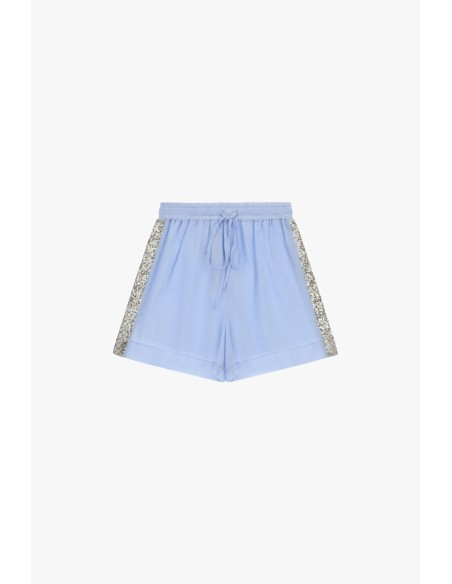 Dixie regular-fit shorts met pailletten aan de zijkanten