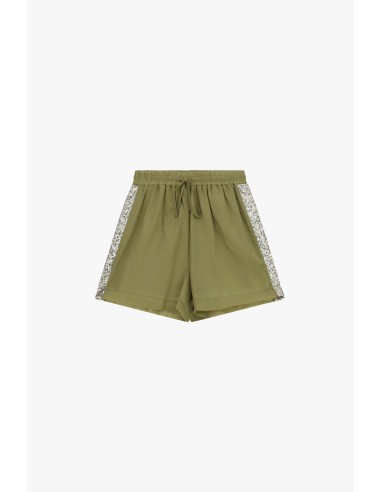 Dixie regular-fit shorts met pailletten aan de zijkanten