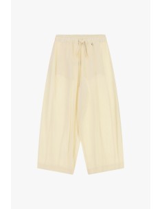 Cropped palazzobroek met elastische tailleband en trekkoord van Dixie