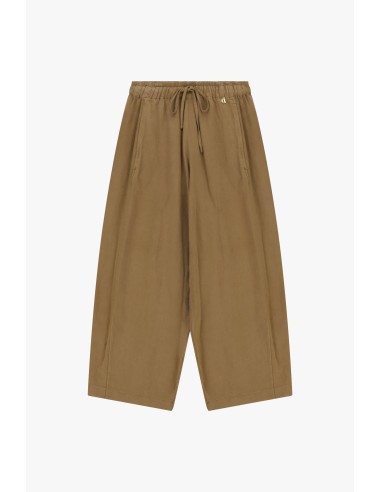 Cropped palazzobroek met elastische tailleband en trekkoord van Dixie
