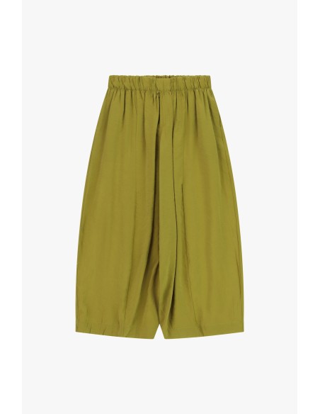 Dixie Palazzo-broek met cropped pijpen en elastische taille