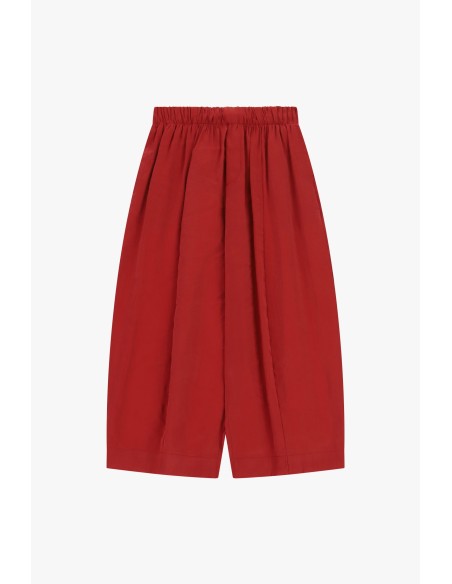 Dixie Palazzo-broek met cropped pijpen en elastische taille