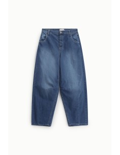 Jeans met wijde pijpen en balloon-snit aub 2