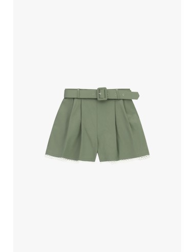 Regular-fit shorts met tailleband en geperforeerde zoom, alsjeblieft
