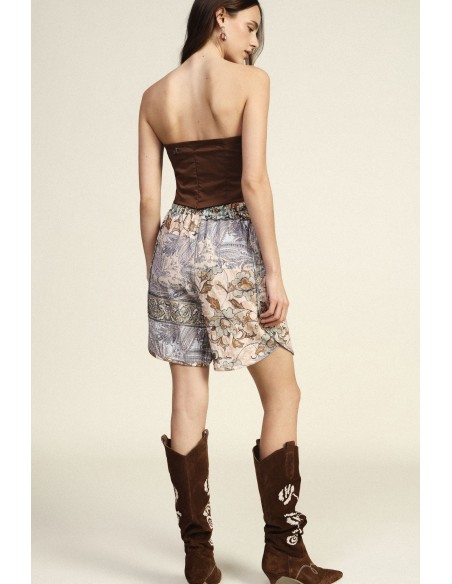 Regular-fit shorts met gemengde bloemenprint Dixie