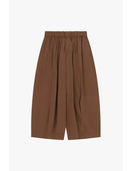 Dixie Palazzo-broek met cropped pijpen en elastische taille